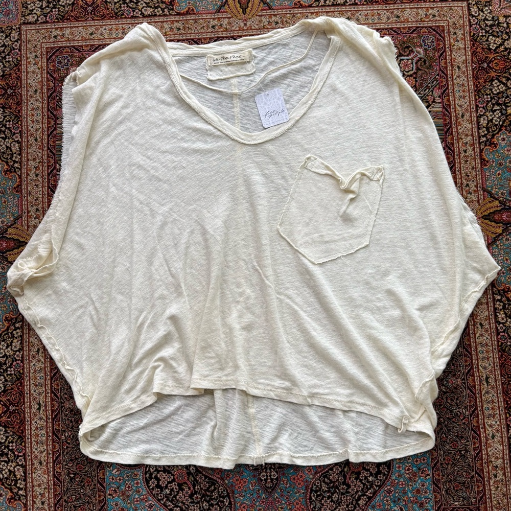 Free People Pocket Tee